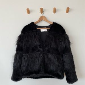 Zara Faux Fur Coat